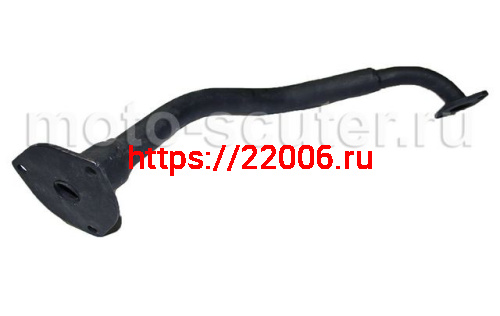 Колено глушителя (для алюминиевого бочонка) 152QMI/157QMJ 125/150cc Колено глушителя (для алюминиевого бочонка) 152QMI/157QMJ 125/150cc
