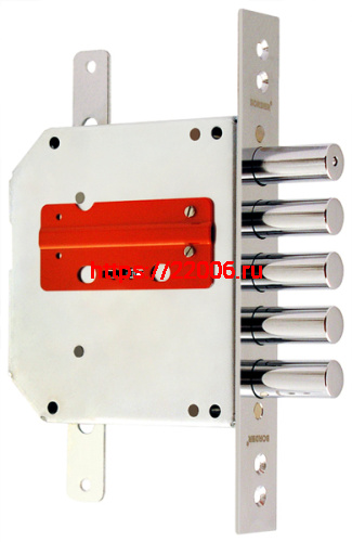 Замок Border (Бордер) врезной сувальдный ЗВ8-6 ЛК5Т/15 с тягами (лев.) , 5 кл. /72221/ Замок Border (Бордер) врезной сувальдный ЗВ8-6 ЛК5Т/15 с тягами (лев.) , 5 кл. /72221/