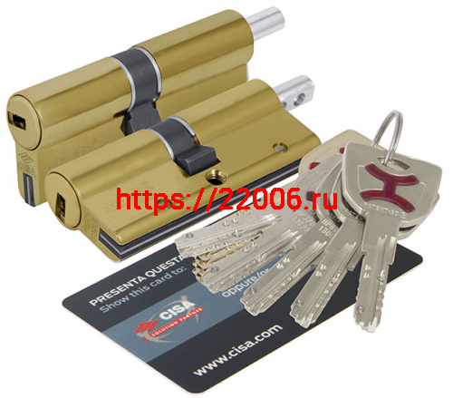 Цилиндровый механизм Cisa (Чиза) под вертушку AP4S 0P3S2-07.66 (60 мм/25+10+25), ЛАТУНЬ Цилиндровый механизм Cisa (Чиза) под вертушку AP4S 0P3S2-07.66 (60 мм/25+10+25), ЛАТУНЬ