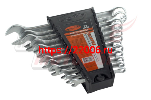 Набор ключей комбинированных 12шт (6-22мм) холдер (АвтоДело 31120-AD) Набор ключей комбинированных 12шт (6-22мм) холдер (АвтоДело 31120-AD)