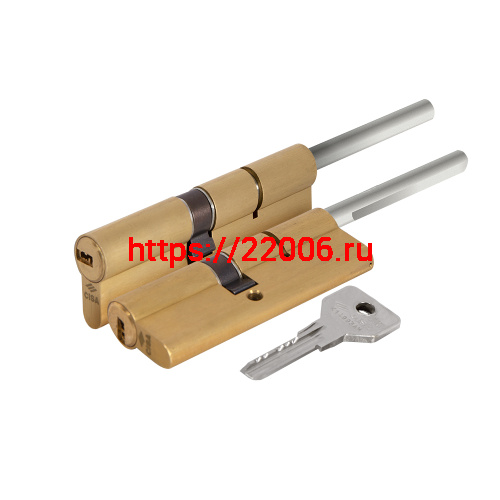 Цилиндровый механизм Cisa (Чиза) под вертушку (дл. шток) ASIX OE307-87.00 (90 мм/55+10+25), ЛАТУНЬ Цилиндровый механизм Cisa (Чиза) под вертушку (дл. шток) ASIX OE307-87.00 (90 мм/55+10+25), ЛАТУНЬ