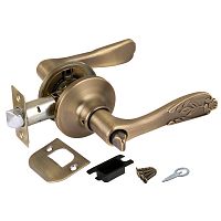 Ручка Punto (Пунто) защелка DK633 MAB-BK (6033 MAB-B) (фик.) мат.бронза