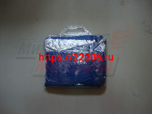 Чехол SAMEWAY 190T для мото 225*98*123 см, полиэстер, бело-синий Чехол SAMEWAY 190T для мото 225*98*123 см, полиэстер, бело-синий
