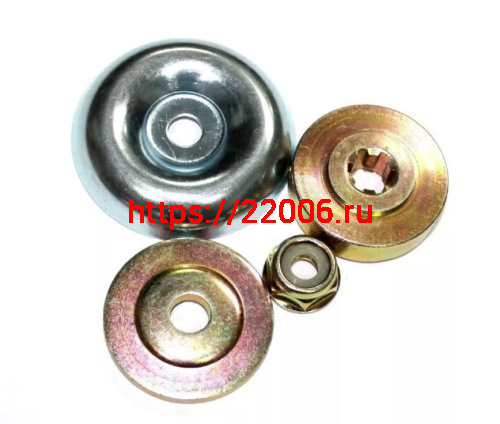 Набор шайб редуктора с гайкой для триммера 26-52сс Набор шайб редуктора с гайкой для триммера 26-52сс