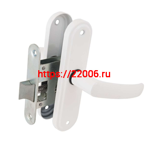 Защелка Absolyute (Абсолют) врезная ЗЩ1-45А (белый глянец) Защелка Absolyute (Абсолют) врезная ЗЩ1-45А (белый глянец)