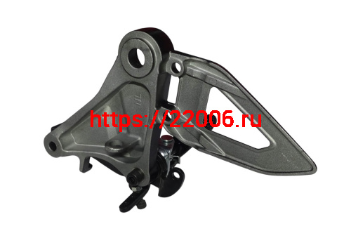 Подножка водителя HIRO 250 правая, в сборе с кронштейном и педалью тормоза (T2BP030109B00100) фото 2 Подножка водителя HIRO 250 правая, в сборе с кронштейном и педалью тормоза (T2BP030109B00100) фото 2