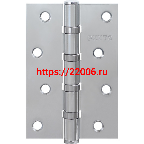 Петля Punto (Пунто) универсальная IN4100U CP (4B 100х70х2.5) хром