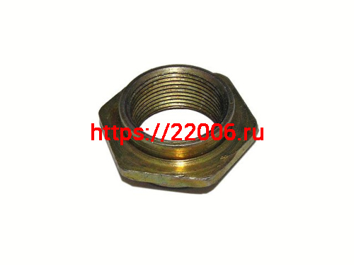 Гайка стержня рулевой колонки с буртиком 72-08313 Урал Гайка стержня рулевой колонки с буртиком 72-08313 Урал