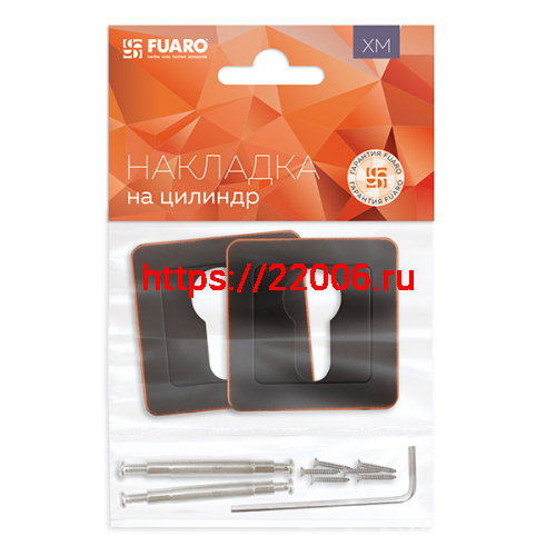 Накладка Fuaro (Фуаро) под цилиндр ET XM ABL-28 темная медь фото 2