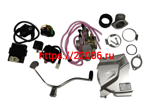 Двигатель 4т. 271 см3 175FMN, CB300RL, ZONGSHEN, 4х клап., эл+кик, возд охл 5 передач фото 2