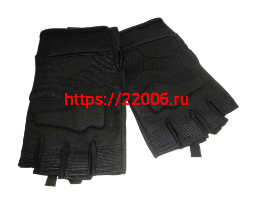 Перчатки PRO-BIKER MCS-66B без пальцев (чёрные), р-р XL