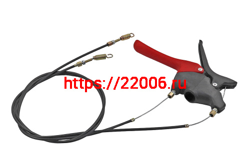 Ручка троса сцепления (сдвоенная) переднего и заднего ходов в сборе с тросами для МБ фото 2 Ручка троса сцепления (сдвоенная) переднего и заднего ходов в сборе с тросами для МБ фото 2