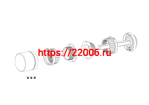 Ручка Armadillo (Армадилло) поворотная BK6.K.ART30 MWSC-33 итальянский тисненый фото 3