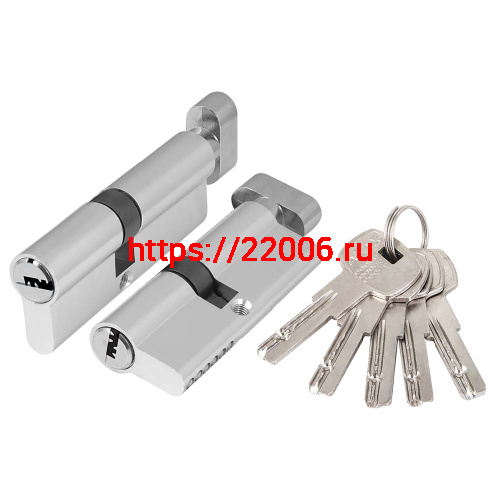 Цилиндровый Ajax (Аякс) механизм (AZ202/70) AZ2002Knob70 (30+10+30) CP хром Цилиндровый Ajax (Аякс) механизм (AZ202/70) AZ2002Knob70 (30+10+30) CP хром