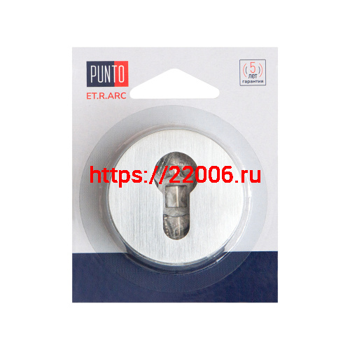 Накладка Punto (Пунто) под цилиндр ET.R.ARC.R52 (ET ARC) SSC-16 сатин.хром фото 2 Накладка Punto (Пунто) под цилиндр ET.R.ARC.R52 (ET ARC) SSC-16 сатин.хром фото 2