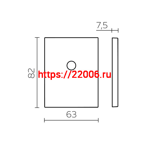 Накладка Fuaro (Фуаро) на шток цилиндра ESC.O.TRG/K.486 SSC-16 сатин хром (1шт.) фото 3 Накладка Fuaro (Фуаро) на шток цилиндра ESC.O.TRG/K.486 SSC-16 сатин хром (1шт.) фото 3