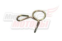 Хомут шланга пружинный, проволочный, одновитковый, диаметр 7 мм