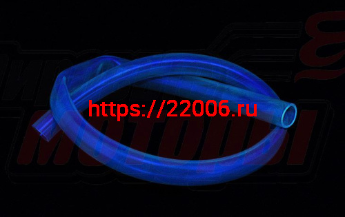 Бензошланг Буран синий ПВХ тонкостенный (6*1,2мм) (1м) (Ижевск)