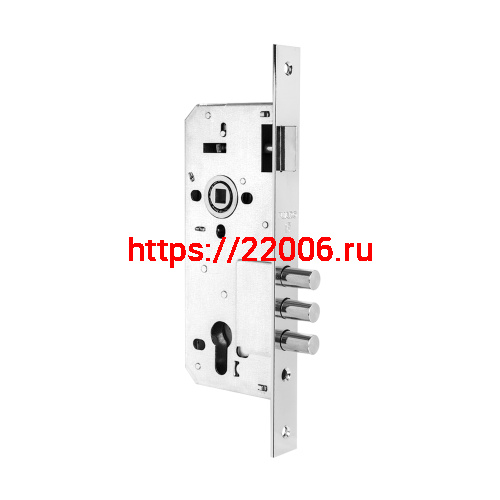 Корпус Fuaro (Фуаро) врезного замка с защёлкой DD900/C-45.85.3MR (900 3MR/CP W/B) CP хром Корпус Fuaro (Фуаро) врезного замка с защёлкой DD900/C-45.85.3MR (900 3MR/CP W/B) CP хром