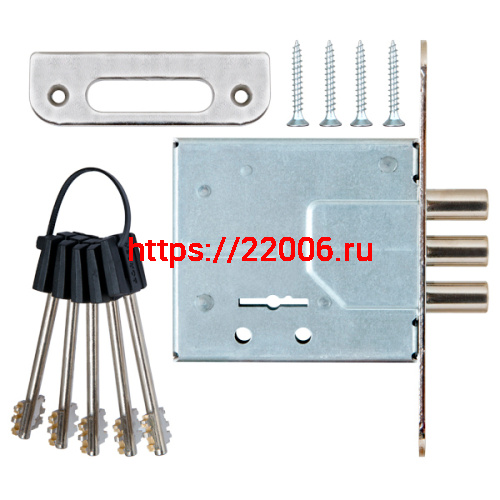 Замок Sam (Сам) врезной сувальдный ЗВ8-8У/15, 5 кл. /79600/ фото 2 Замок Sam (Сам) врезной сувальдный ЗВ8-8У/15, 5 кл. /79600/ фото 2