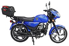 Мопед KT50 Alpha "Пегас" РЕСТАЙЛИНГ (Тюнинг) компл: ЛЮКС с обтекателем фары СИНИЙ