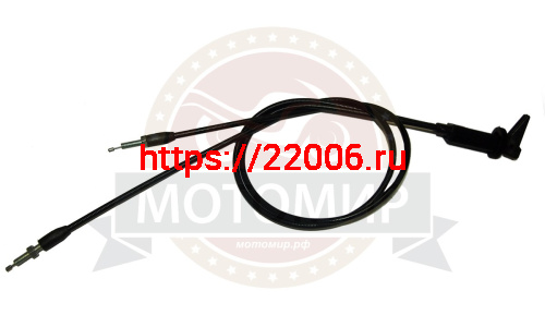 Трос топливного корректора Тайга, двойной, 2 карбюрат.,L-790/900мм, ход-20/20мм, С40800340 МотоМир Трос топливного корректора Тайга, двойной, 2 карбюрат.,L-790/900мм, ход-20/20мм, С40800340 МотоМир