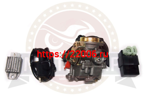 Двигатель скутер 4х такт. GY6-80 (как короткий ") 70 см3 фото 3 Двигатель скутер 4х такт. GY6-80 (как короткий ") 70 см3 фото 3