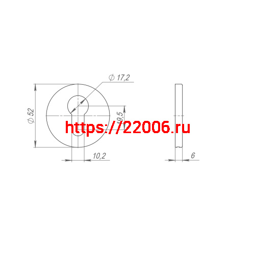 Накладка Punto (Пунто) под цилиндр ET.R.ARC.R52 (ET ARC) BL-24 черный фото 3 Накладка Punto (Пунто) под цилиндр ET.R.ARC.R52 (ET ARC) BL-24 черный фото 3