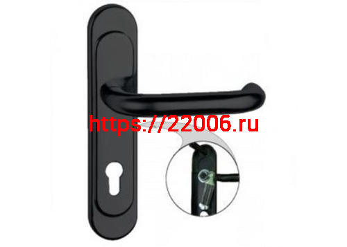 Ручка Crit-M (Крит-М) на планке Р85-5858У-Чш /00351/ Ручка Crit-M (Крит-М) на планке Р85-5858У-Чш /00351/