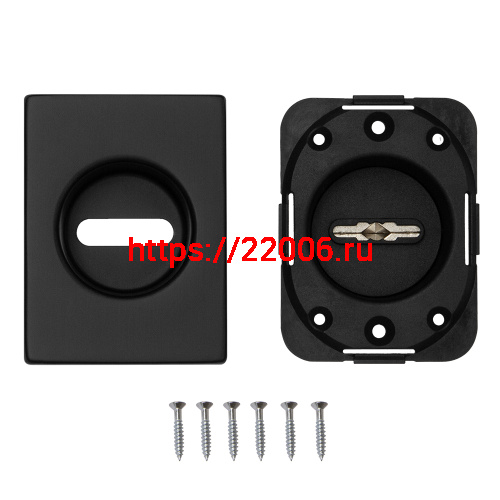 Накладка Fuaro (Фуаро) на сувальдный замок ESC.S-auto.RL/U/K.477 BL-24 черный фото 3 Накладка Fuaro (Фуаро) на сувальдный замок ESC.S-auto.RL/U/K.477 BL-24 черный фото 3