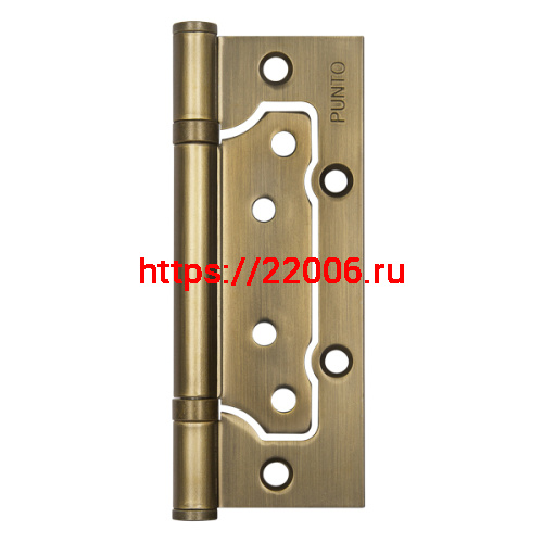 Петля Punto (Пунто) универсальная без врезки IN5200W WAB (200-2B 125x2,5) мат. бронза Петля Punto (Пунто) универсальная без врезки IN5200W WAB (200-2B 125x2,5) мат. бронза