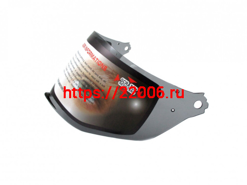 Стекло для мотошлема 911 черное Стекло для мотошлема 911 черное