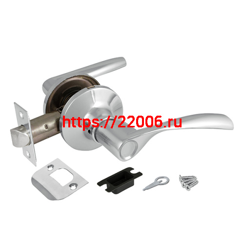 Ручка Ajax (Аякс) защелка DK610 CP-PS (6010 CP-P) (без фик.) хром Ручка Ajax (Аякс) защелка DK610 CP-PS (6010 CP-P) (без фик.) хром