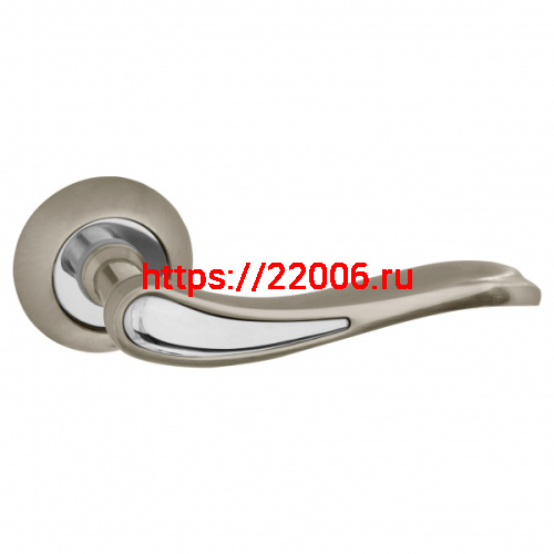 Ручка Punto (Пунто) раздельная SALSA TL/HD SN/CP-3 матовый никель/хром фото 3