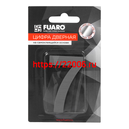 Цифра Fuaro (Фуаро) "7" самоклеящаяся SS304 (50х30) (FUARO) SSC сатинированный хром фото 2 Цифра Fuaro (Фуаро) "7" самоклеящаяся SS304 (50х30) (FUARO) SSC сатинированный хром фото 2
