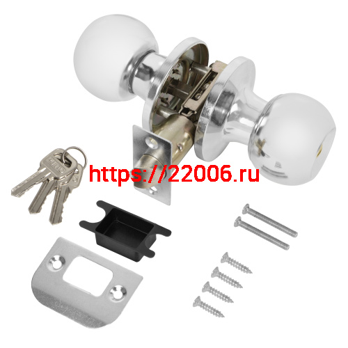 Ручка Punto (Пунто) защелка DK672/BL CP-ET (кл./фик.) хром фото 2