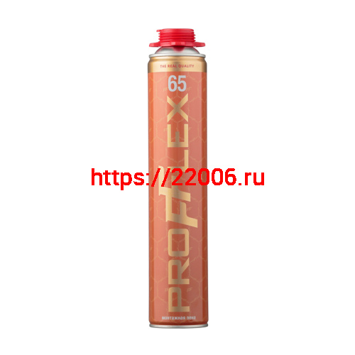 Пена монтажная PROFFLEX PRO GOLD 65л зимняя Пена монтажная PROFFLEX PRO GOLD 65л зимняя