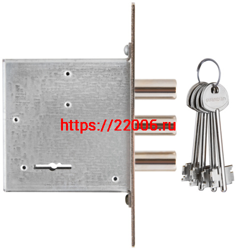 Замок Guardian (Гардиан) врезной сувальдный ЗВ 10.01 (без отв. планки), 4 кл. /128:3930/ фото 3