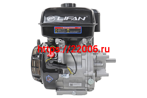 Двигатель LIFAN 15 л.с. 190FL c косозубчатым понижающим редуктором 2:1 (420cc, вал d25) фото 2
