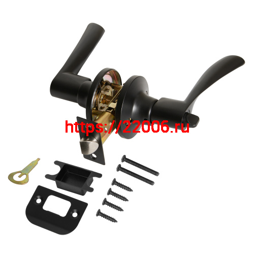 Ручка Punto (Пунто) защелка DK610/BL BL-BK (фик.) черный фото 2 Ручка Punto (Пунто) защелка DK610/BL BL-BK (фик.) черный фото 2