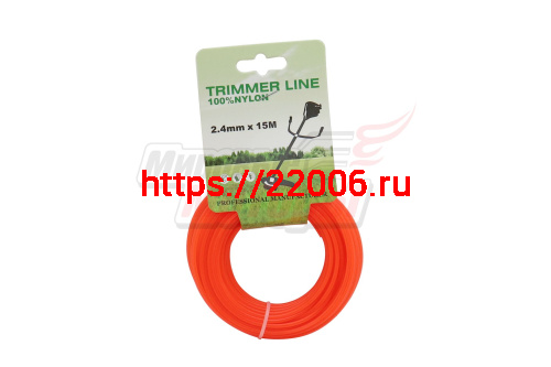 Леска триммерная (2,4*15м) TRIMMER LINE с картонной этикеткой (круглая) Леска триммерная (2,4*15м) TRIMMER LINE с картонной этикеткой (круглая)
