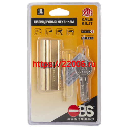 Цилиндровый Kale kilit (Кале килит) механизм 164 OBS SNE/80 (35+10+35) mm латунь 5 кл. new Цилиндровый Kale kilit (Кале килит) механизм 164 OBS SNE/80 (35+10+35) mm латунь 5 кл. new