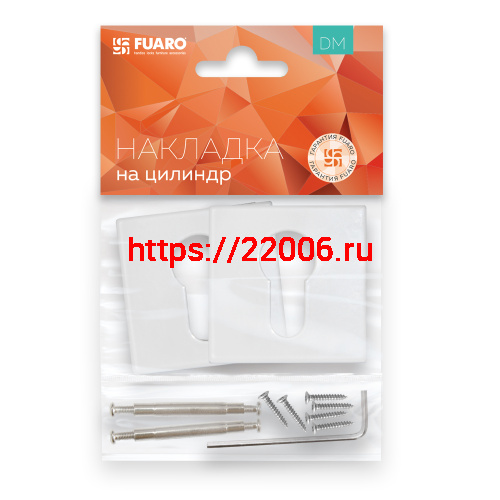 Накладка Fuaro (Фуаро) под цилиндр ET.K.DM51 (ET DM) WH-19 белый фото 2 Накладка Fuaro (Фуаро) под цилиндр ET.K.DM51 (ET DM) WH-19 белый фото 2