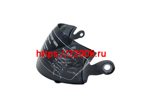 Стекло для мотошлема 801 черное Стекло для мотошлема 801 черное