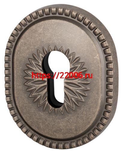 Накладка Armadillo (Армадилло) на цилиндр ESC.C.CL/OV (ET-DEC CL) AS-9 античное серебро Накладка Armadillo (Армадилло) на цилиндр ESC.C.CL/OV (ET-DEC CL) AS-9 античное серебро