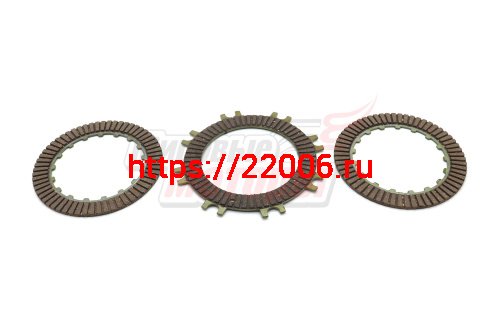 Диски сцепления Viper Active феррит (компл 3 шт.) (для полуавтоматич. сцепления) Диски сцепления Viper Active феррит (компл 3 шт.) (для полуавтоматич. сцепления)