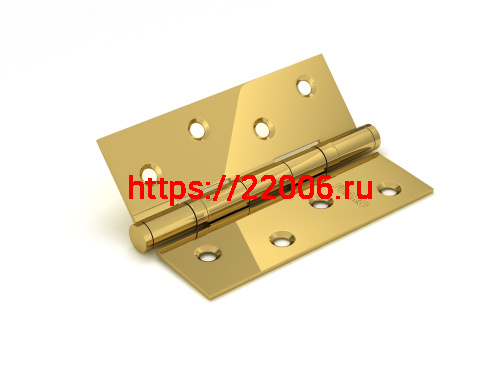 Петля Fuaro (Фуаро) универсальная IN4200U PB (2BB 100x75x2,5) латунь Петля Fuaro (Фуаро) универсальная IN4200U PB (2BB 100x75x2,5) латунь