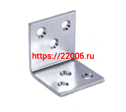 Уголок skobis (СКОБИС) мебельный 30x30 (30х30х30х2) цинк белый Уголок skobis (СКОБИС) мебельный 30x30 (30х30х30х2) цинк белый