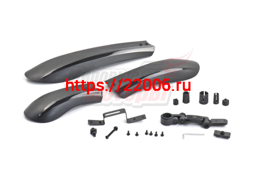 Крылья 26'' для FAT BIKE (пластик) (пара) (щитки) (58 см переднее+47 см заднее)