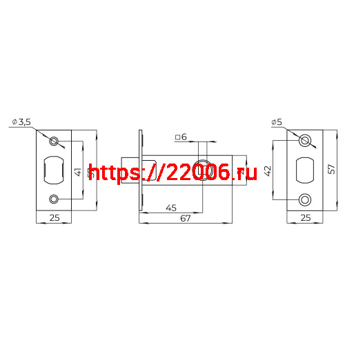 Задвижка Ajax (Аякс) врезная METDF-45 (DF-45) SSG сатин.золото фото 3 Задвижка Ajax (Аякс) врезная METDF-45 (DF-45) SSG сатин.золото фото 3
